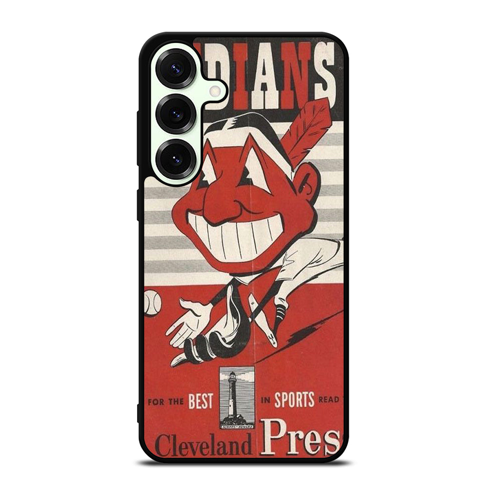 CLEVELAND INDIANS POSTER Samsung Galaxy S25 Plus Case Cover