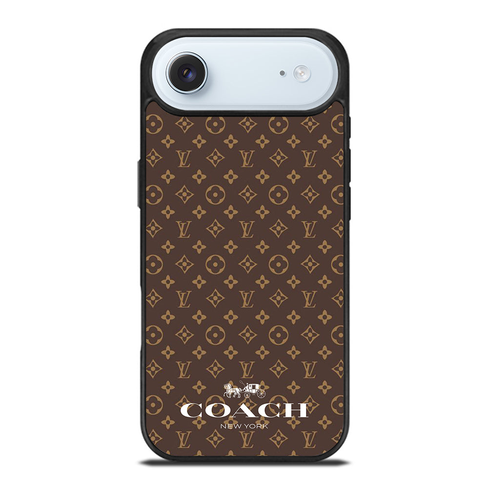 COACH NEW YORK PATTERN BROWN iPhone Air Case Cover