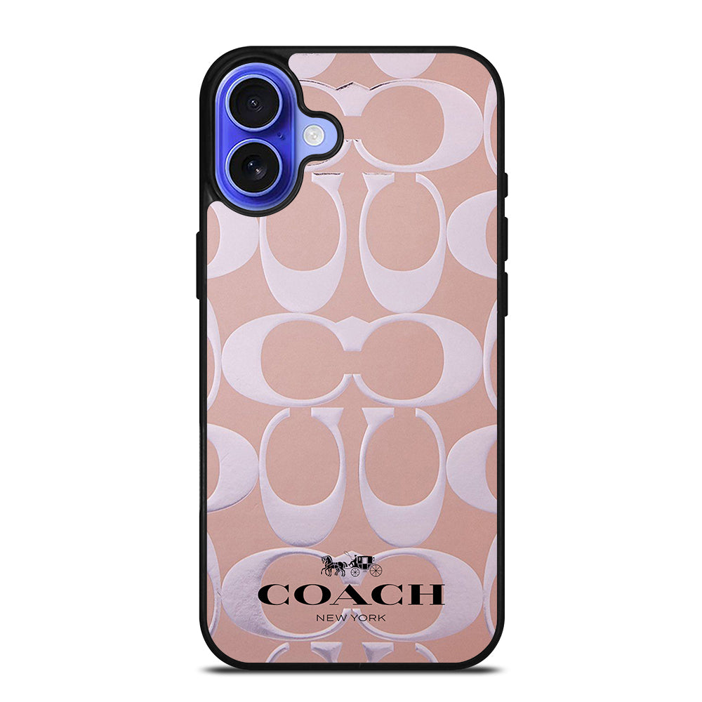 COACH NEW YORK PATTERN iPhone 16 Case Cover