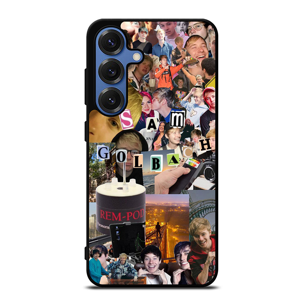 COLBY BROCK YOUTUBER COLLAGE 3 Samsung Galaxy S25 Case Cover