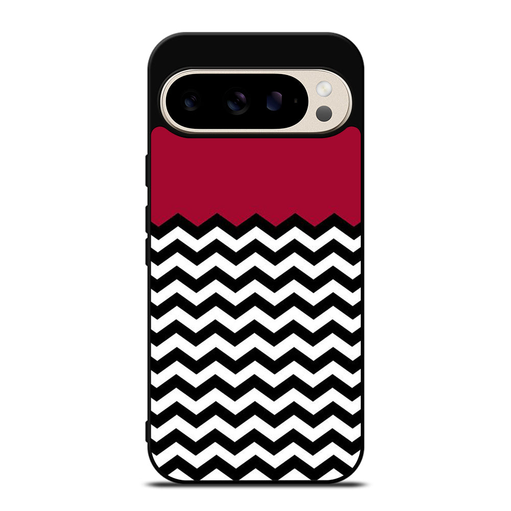 COLORBLOCK DARK RED CHEVRON 1 Google Pixel 9 Pro Case Cover