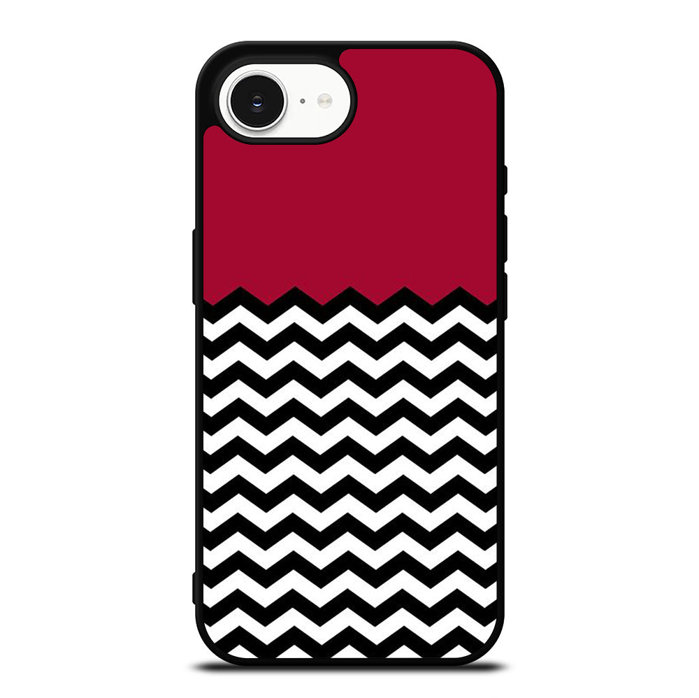 COLORBLOCK DARK RED CHEVRON 1 iPhone 16e Case Cover