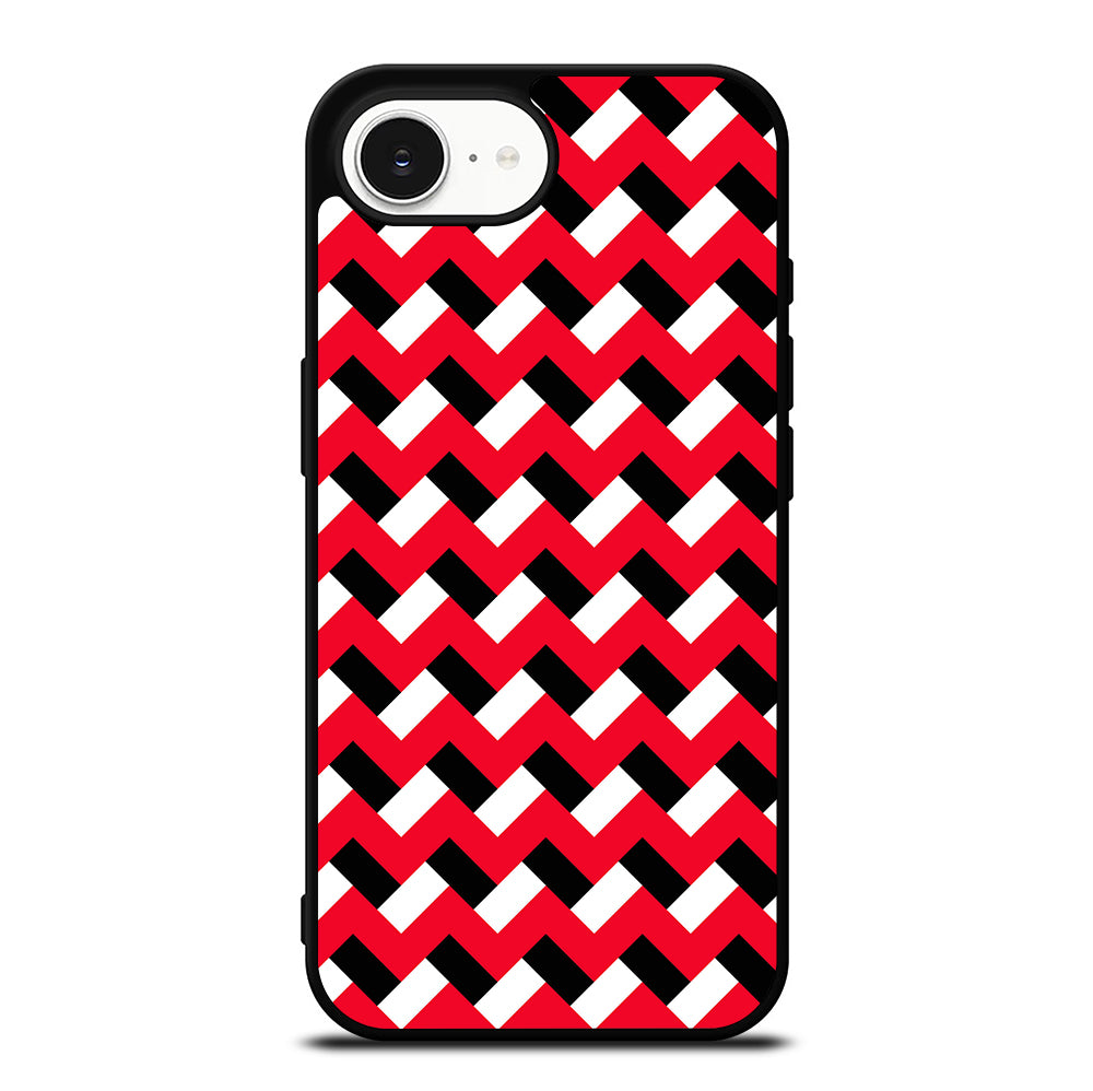 COLORBLOCK DARK RED CHEVRON 3 iPhone 16e Case Cover