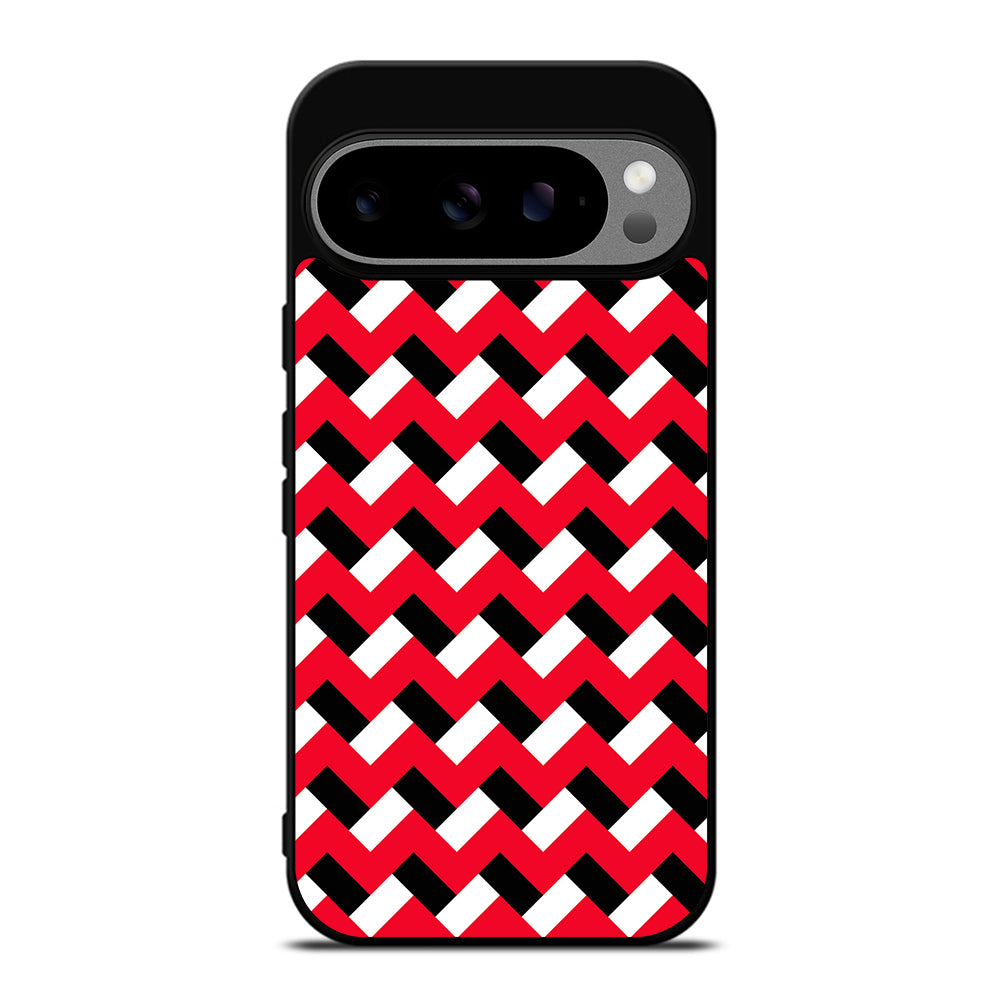 COLORBLOCK DARK RED CHEVRON 3 Google Pixel 9 Pro XL Case Cover