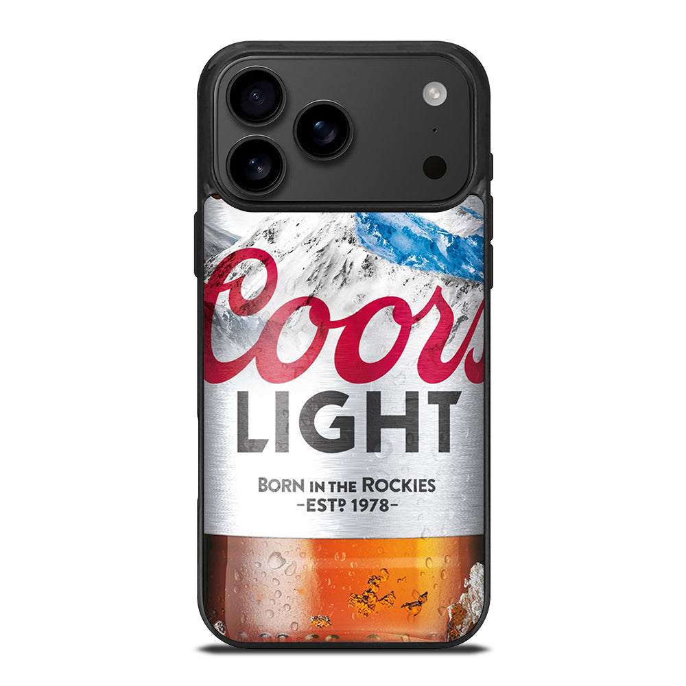 COORS LIGHT BEER BOTTLE 3 iPhone 17 Pro Max Case Cover