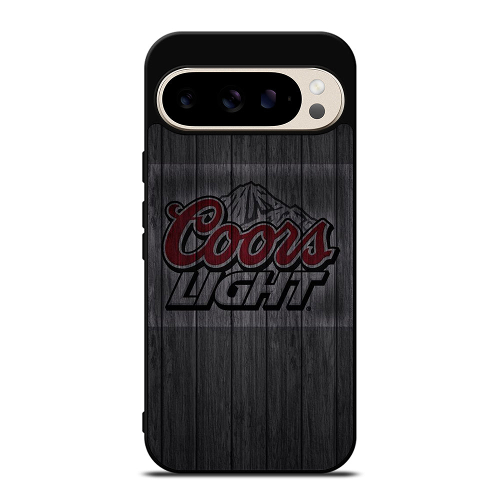 COORS LIGHT BEER WOODEN LOGO Google Pixel 9 Pro Case Cover