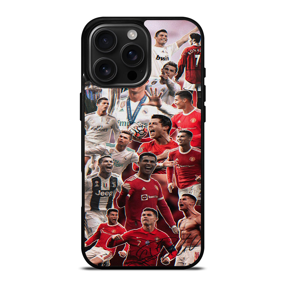 CRISTIANO RONALDO COLLAGE iPhone 16 Pro Max Case Cover