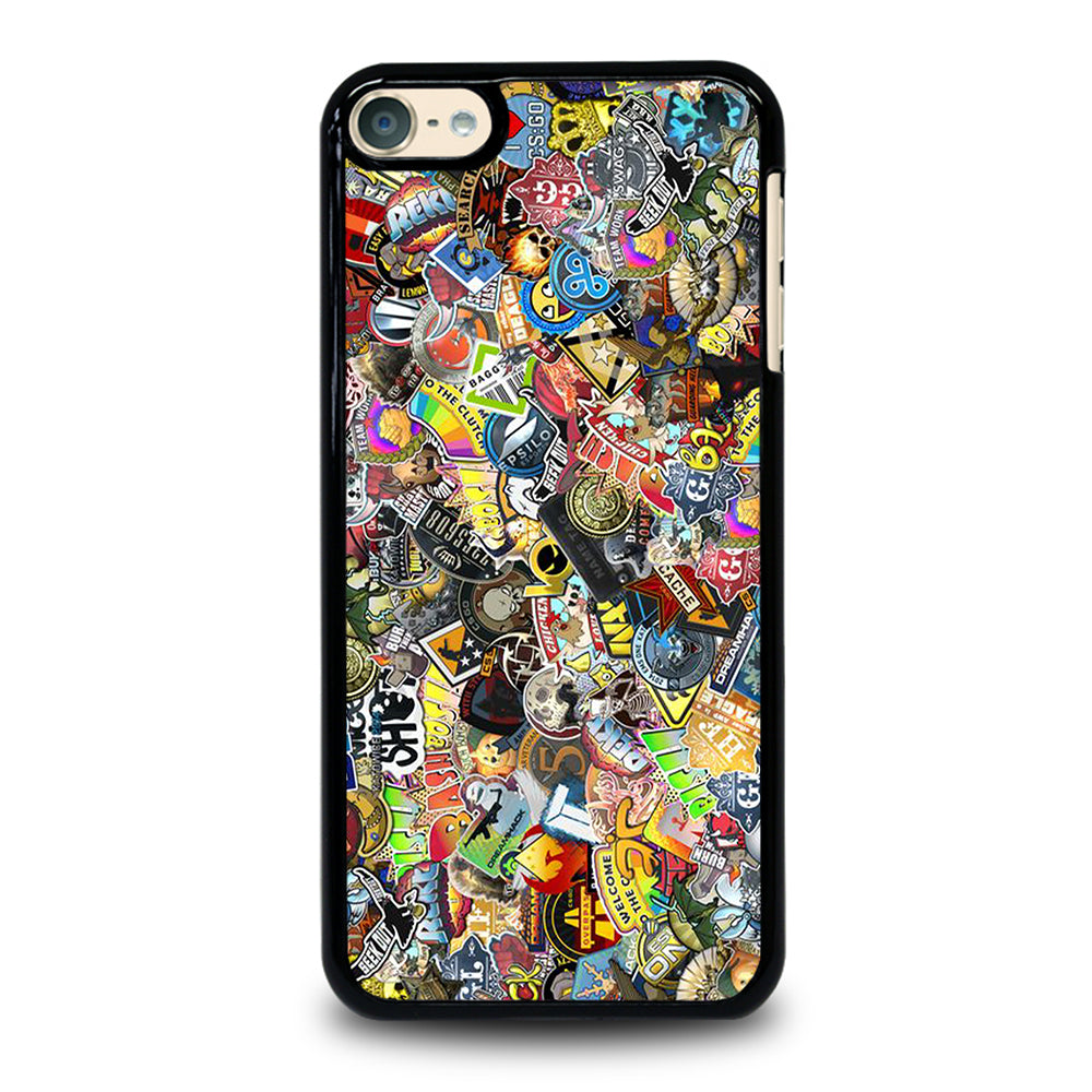 CSGO STICKER BOMB COLLAGE iPod Touch 6 Case Cover