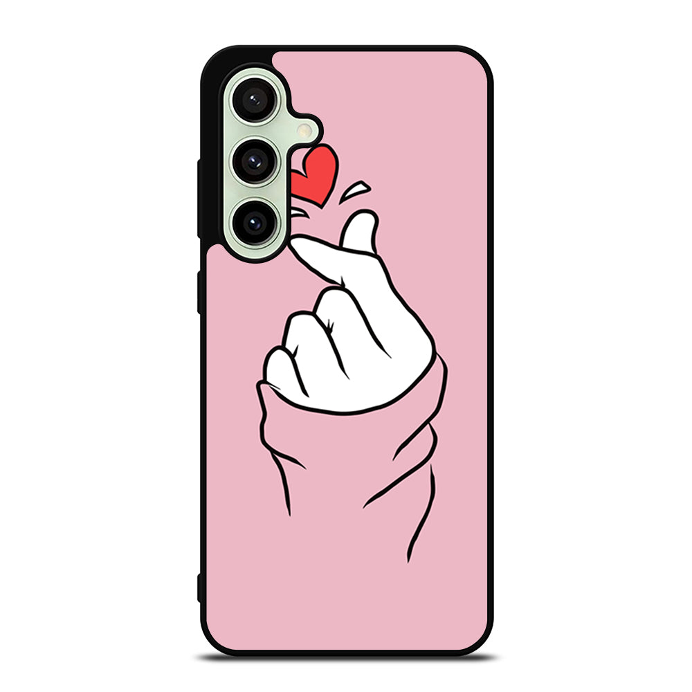 CUTE HEART FINGER 1 Samsung Galaxy S24 FE Case Cover