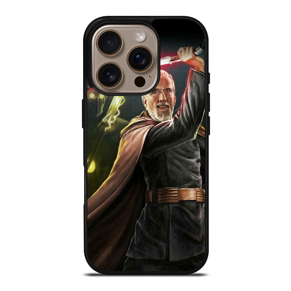 DARTH TYRANUS COUNT DOOKU STAR WARS 3 iPhone 16 Pro Case Cover