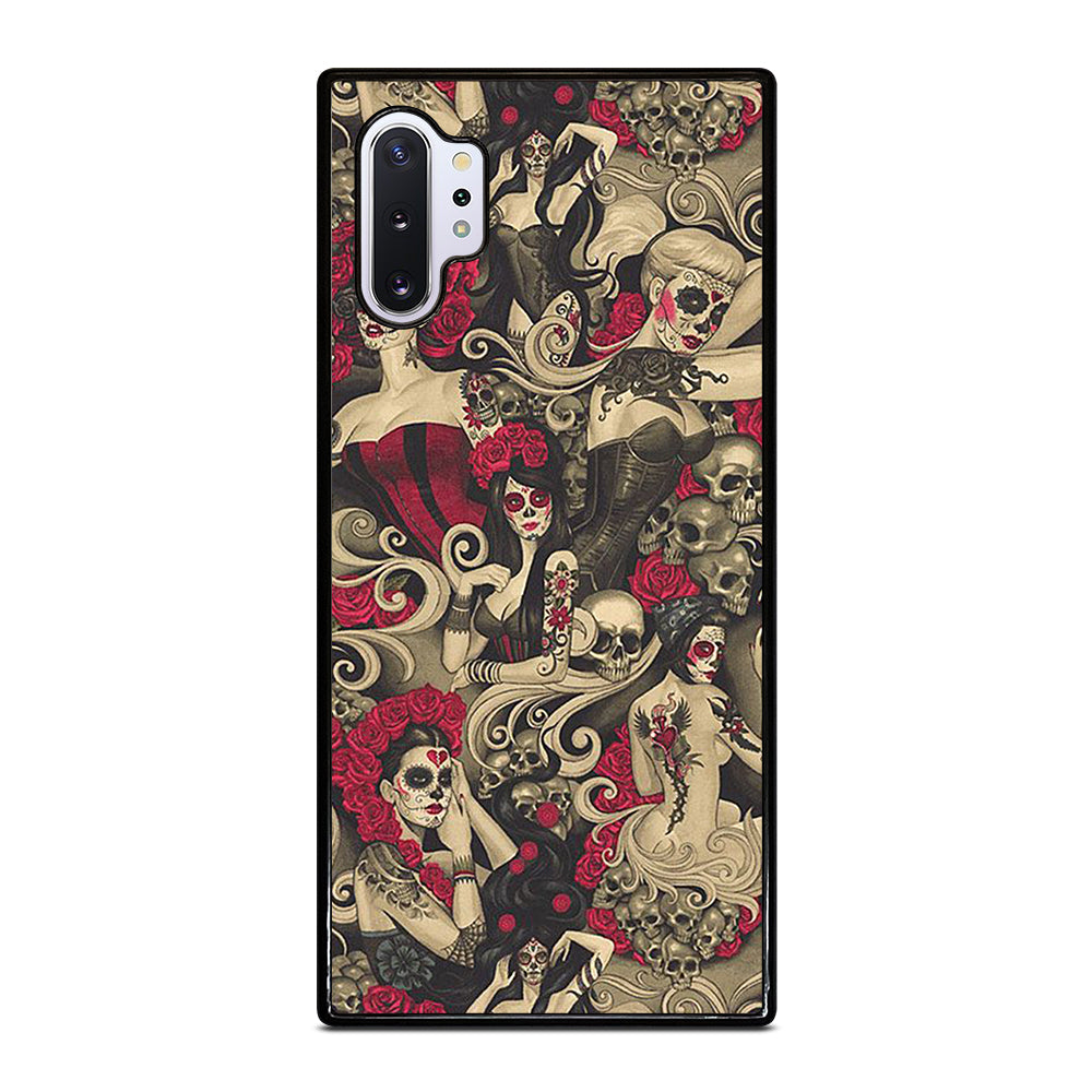 DAY OF THE DEAD SKULL ART Samsung Galaxy Note 10 Plus Case Cover