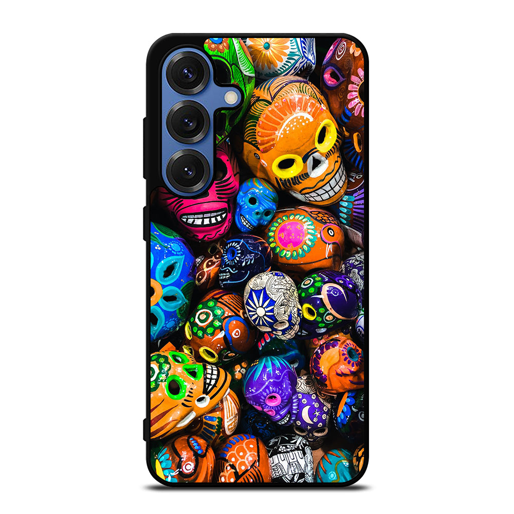 DAY OF THE DEAD SKULL PATTERN Samsung Galaxy S26 Case Cover
