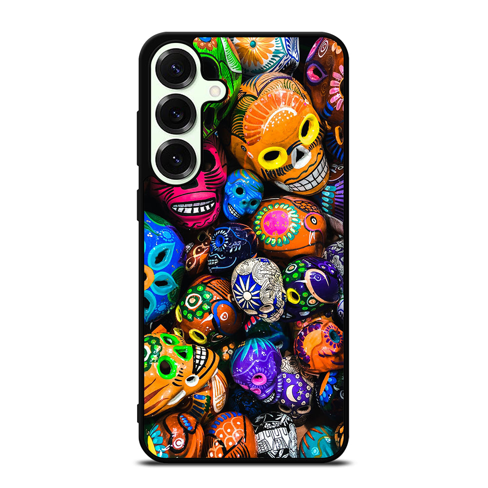 DAY OF THE DEAD SKULL PATTERN Samsung Galaxy S25 Plus Case Cover