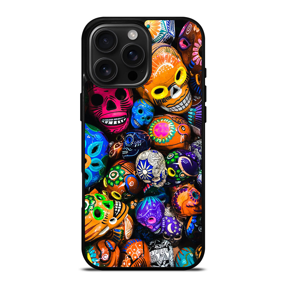 DAY OF THE DEAD SKULL PATTERN iPhone 16 Pro Max Case Cover