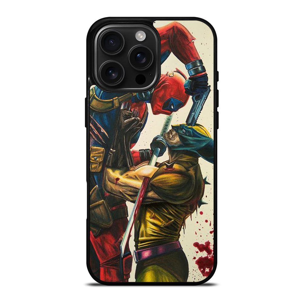 DEADPOOL VS WOLVERINE 2 iPhone 16 Pro Max Case Cover