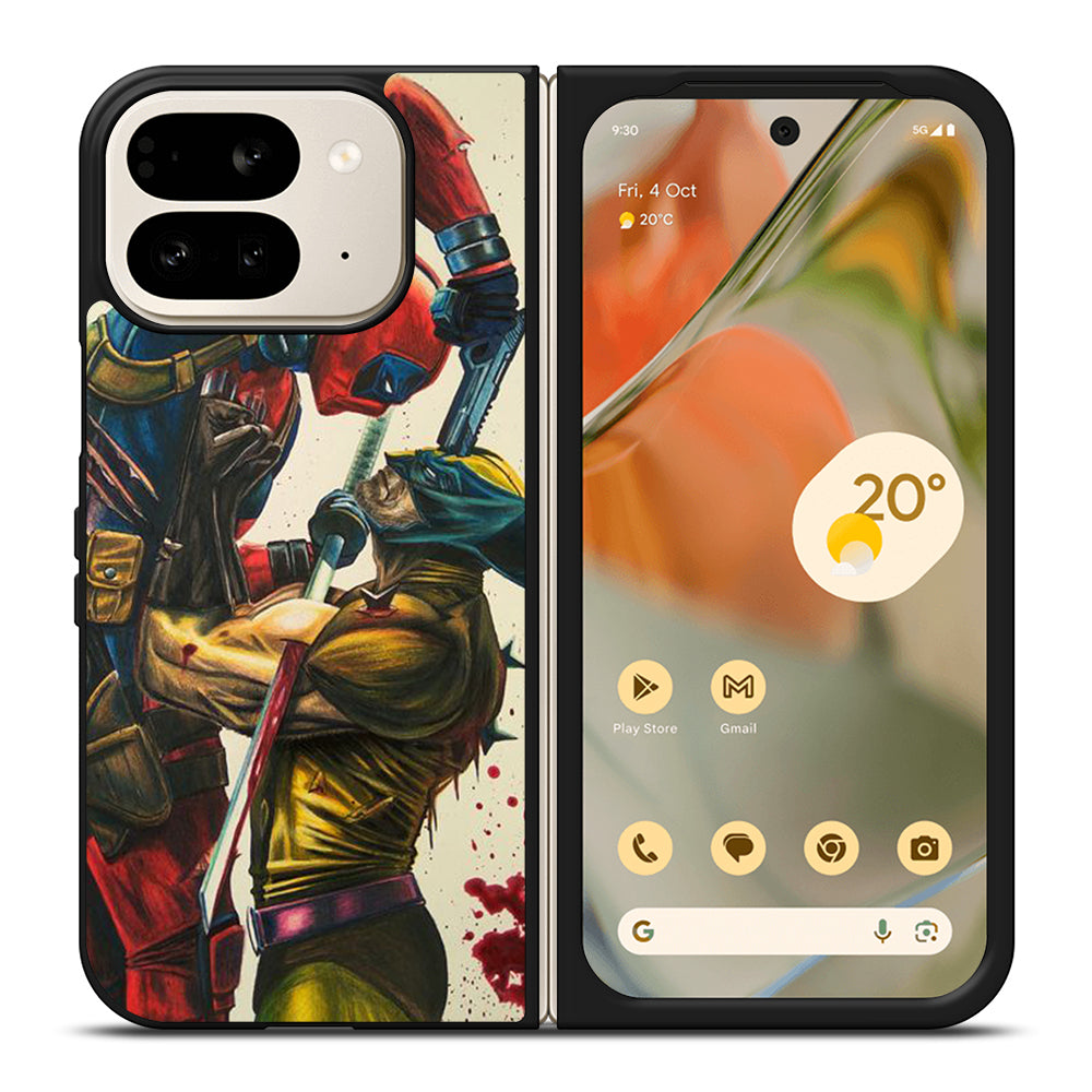 DEADPOOL VS WOLVERINE 2 Google Pixel 9 Pro Fold Case Cover