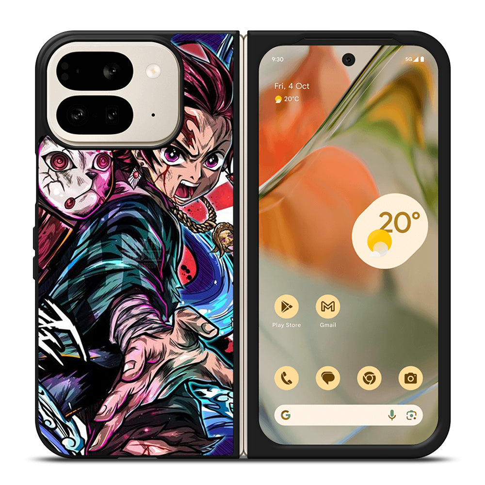 DEMON SLAYER TANJIRO KAMADO ART Google Pixel 9 Pro Fold Case Cover