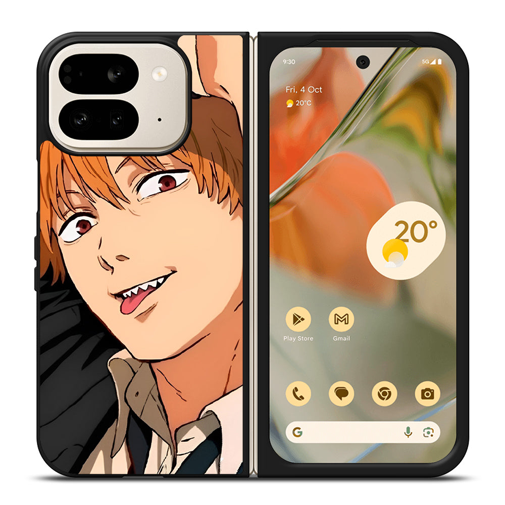 DENJI FACE CHAINSAW MAN Google Pixel 9 Pro Fold Case Cover