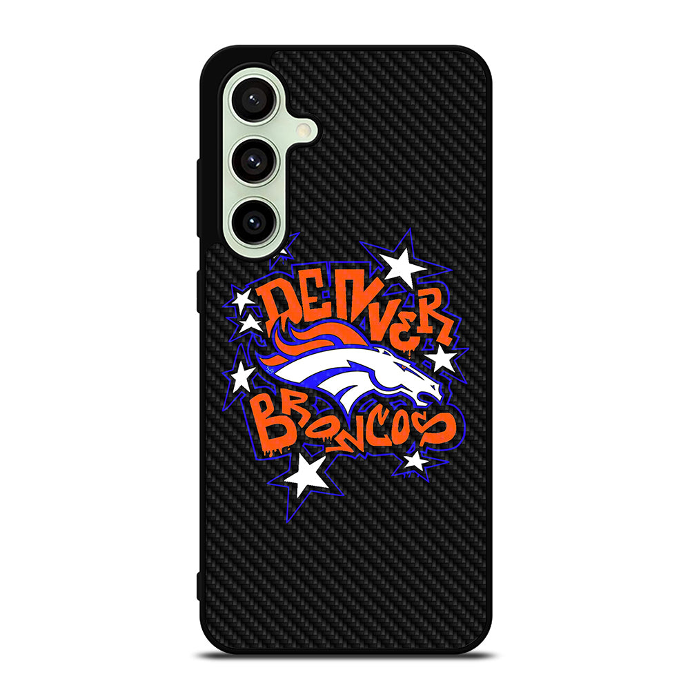 DENVER BRONCOS CARBON LOGO Samsung Galaxy S24 FE Case Cover