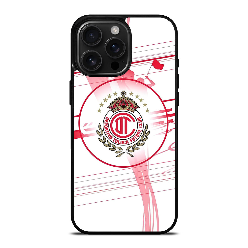 DEPORTIVO TOLUCA FC FUTBOL CLUB iPhone 16 Pro Max Case Cover