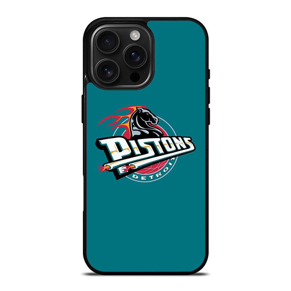 DETROIT PISTONS LOGO iPhone 16 Pro Max Case Cover