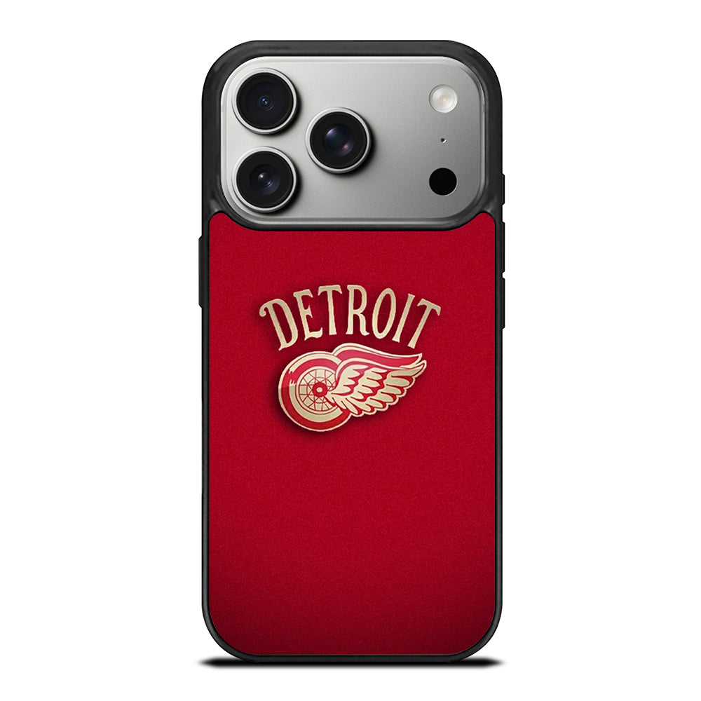 DETROIT RED WINGS NHL LOGO iPhone 17 Pro Case Cover