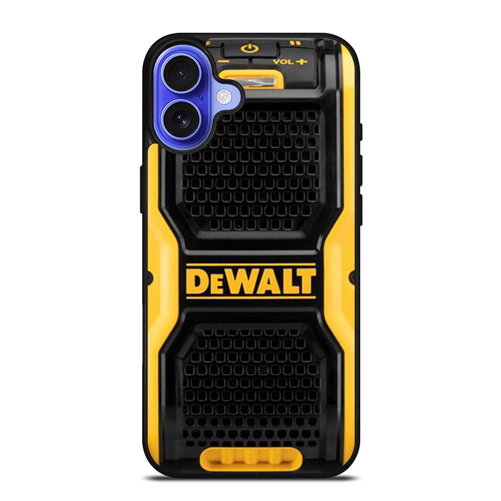 DEWALT SPEAKER SOUND iPhone 16 Case Cover