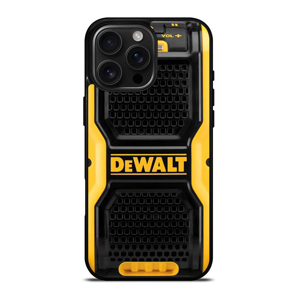 DEWALT SPEAKER SOUND iPhone 16 Pro Max Case Cover