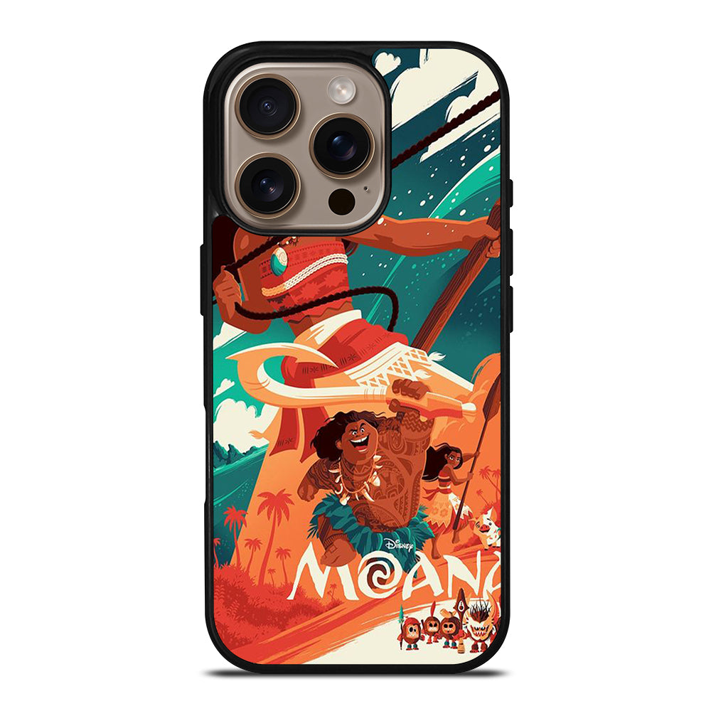 DISNEY MOANA CARTOON 3 iPhone 16 Pro Case Cover