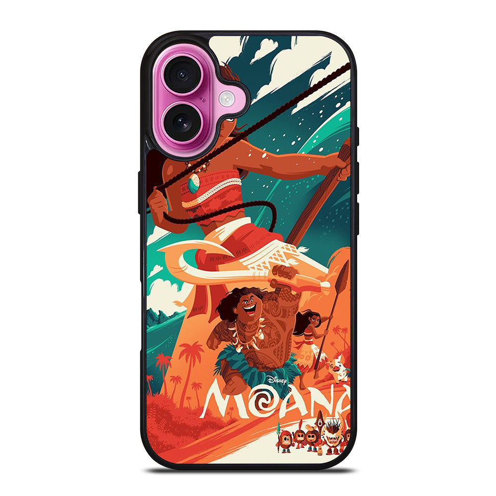 DISNEY MOANA CARTOON 3 iPhone 16 Plus Case Cover