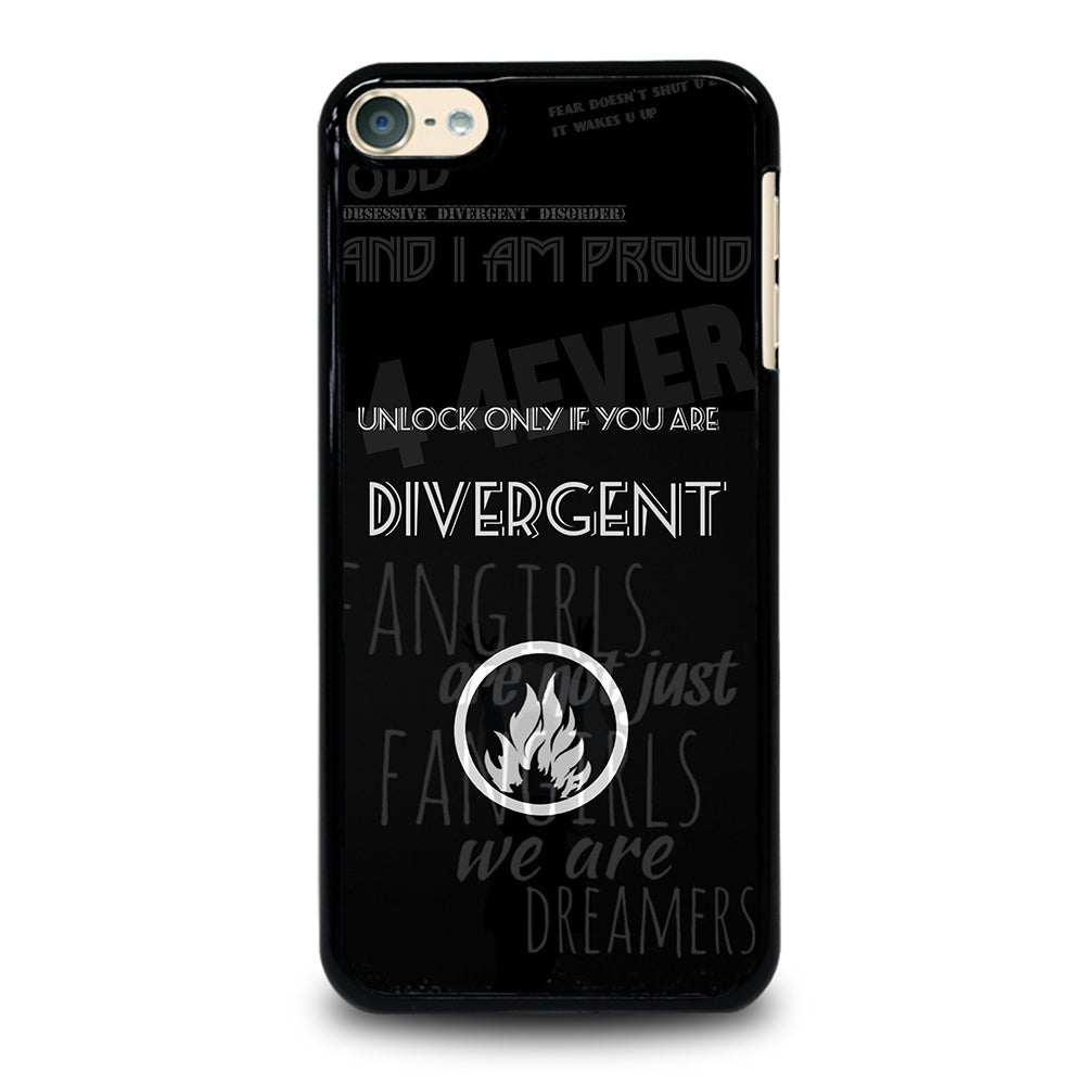 DIVERGENT QUOTE 2 iPod Touch 6 Case Cover