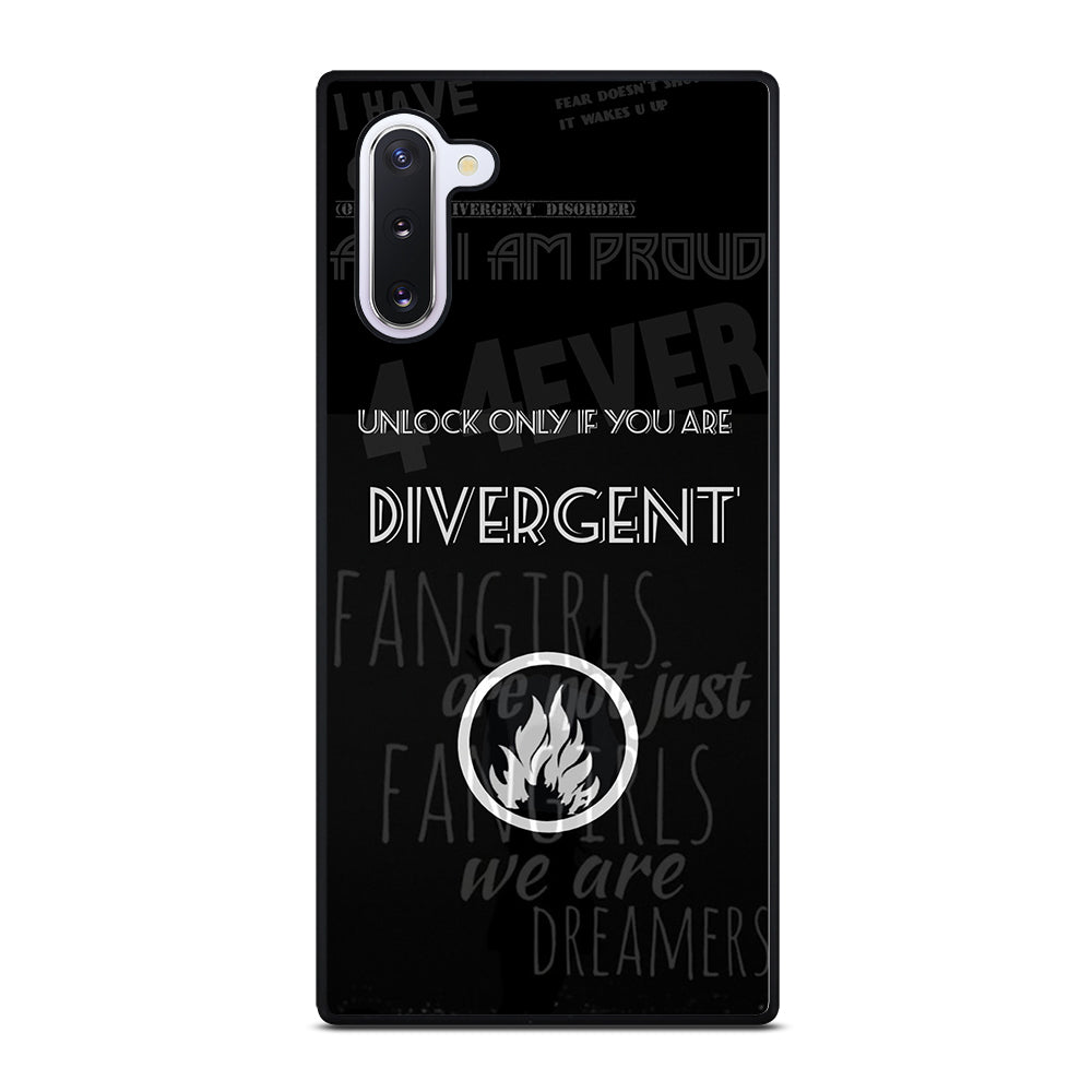 DIVERGENT QUOTE 2 Samsung Galaxy Note 10 Case Cover