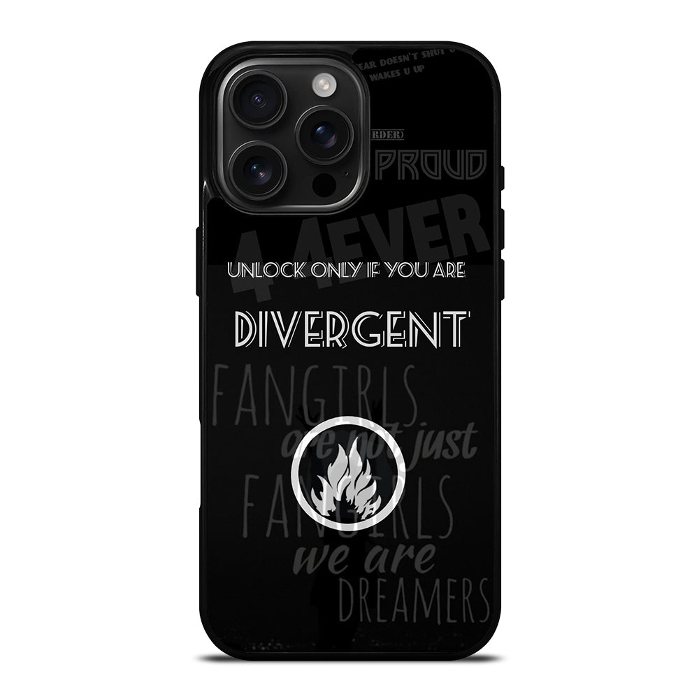 DIVERGENT QUOTE 2 iPhone 16 Pro Max Case Cover