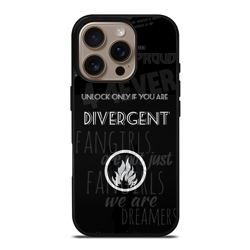 DIVERGENT QUOTE 2 iPhone 16 Pro Case Cover