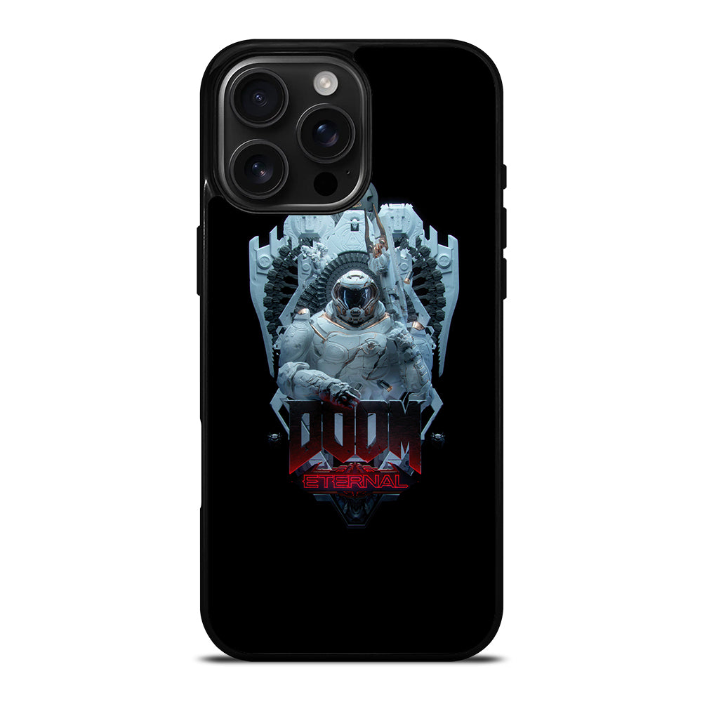 DOOM ETERNAL GAMES LOGO BLACK 2 iPhone 16 Pro Max Case Cover