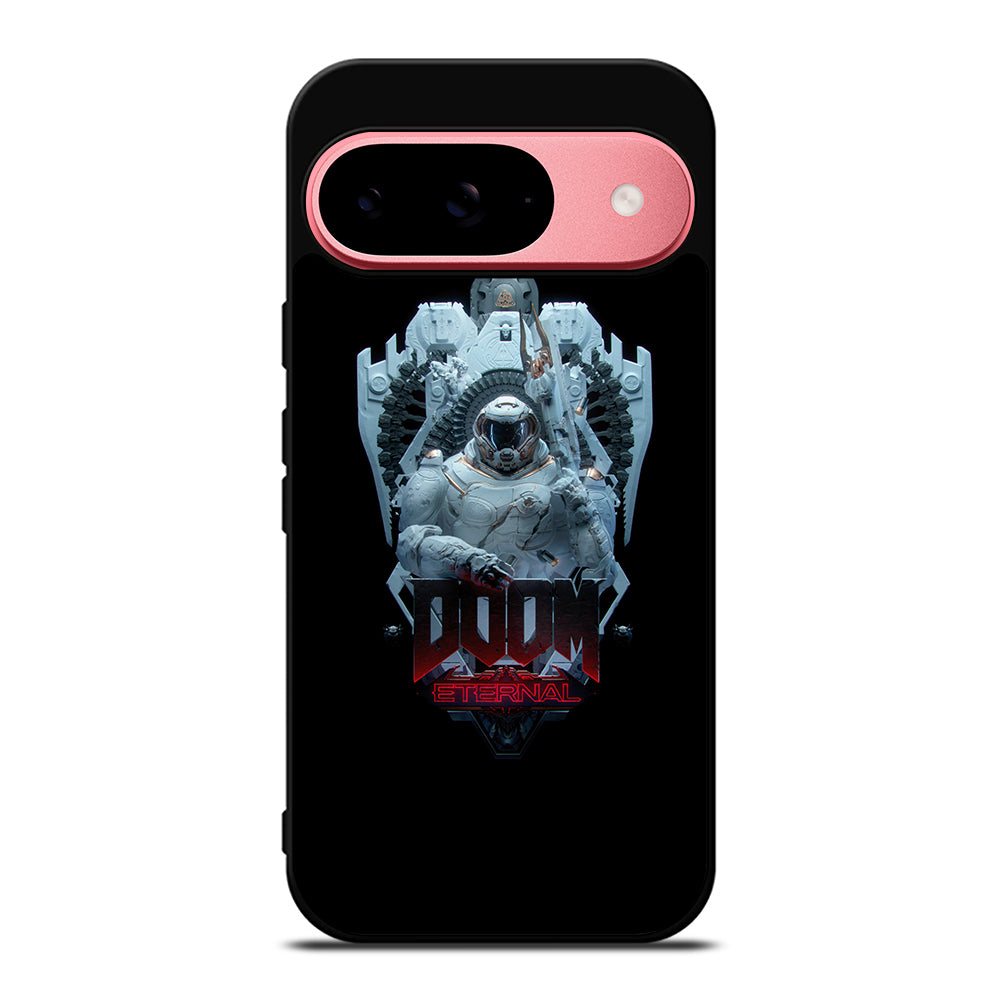 DOOM ETERNAL GAMES LOGO BLACK 2 Google Pixel 9 Case Cover