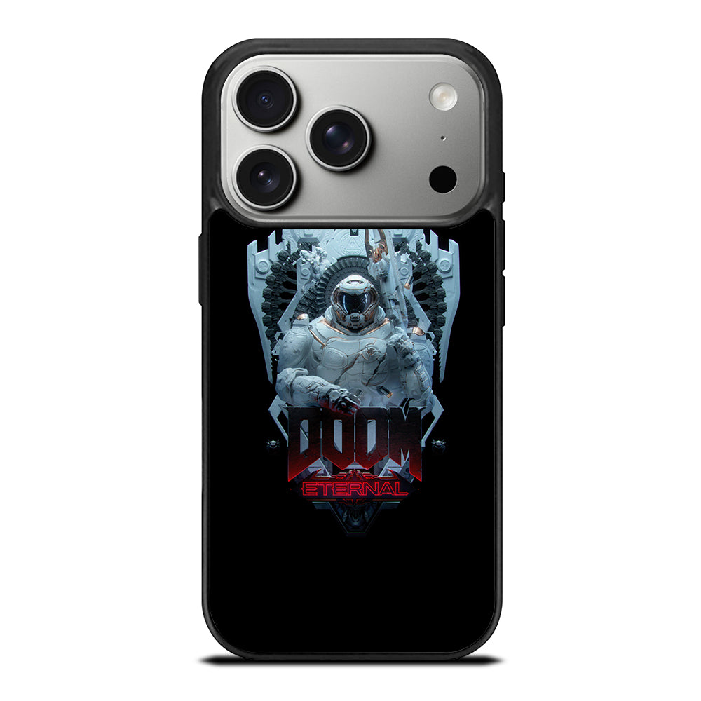 DOOM ETERNAL GAMES LOGO BLACK 2 iPhone 17 Pro Case Cover