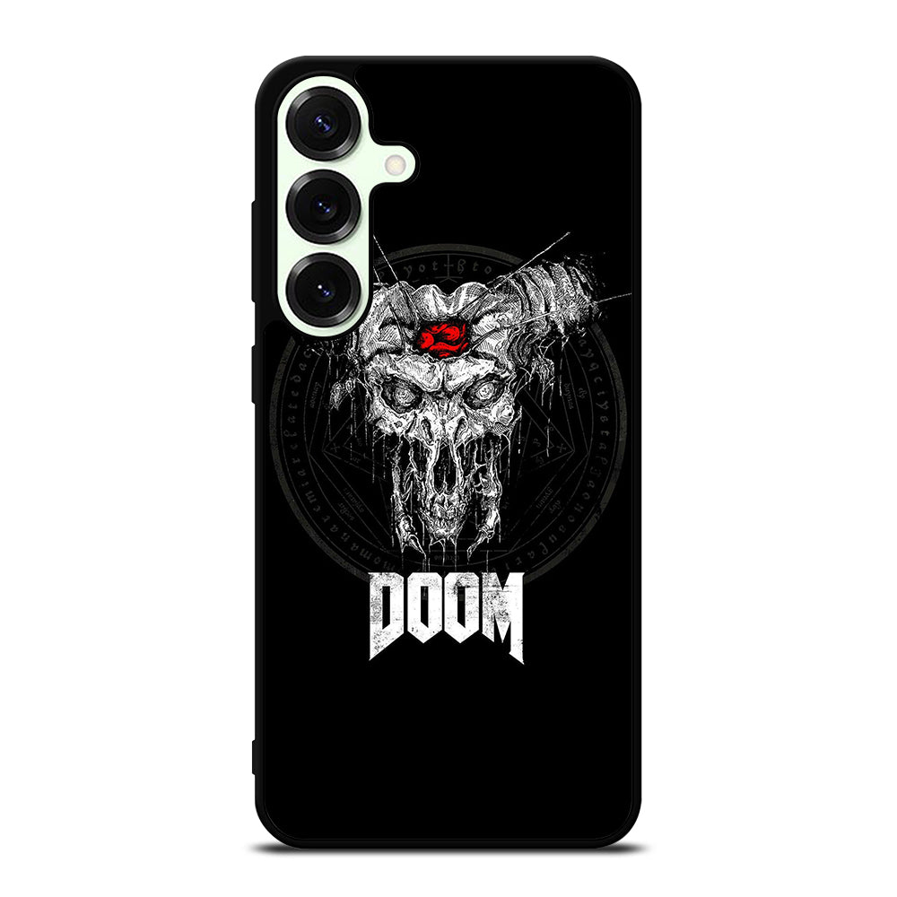 DOOM ETERNAL GAMES LOGO BLACK Samsung Galaxy S25 Plus Case Cover