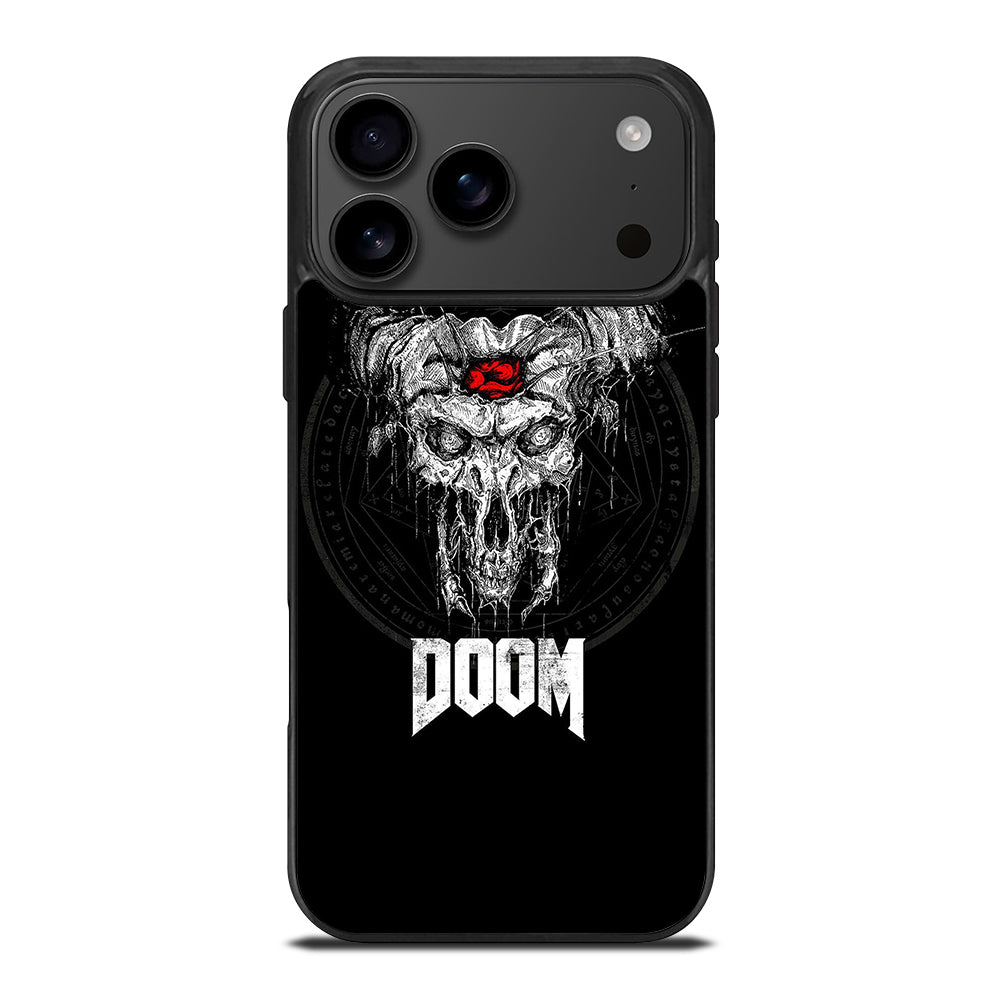 DOOM ETERNAL GAMES LOGO BLACK iPhone 17 Pro Max Case Cover