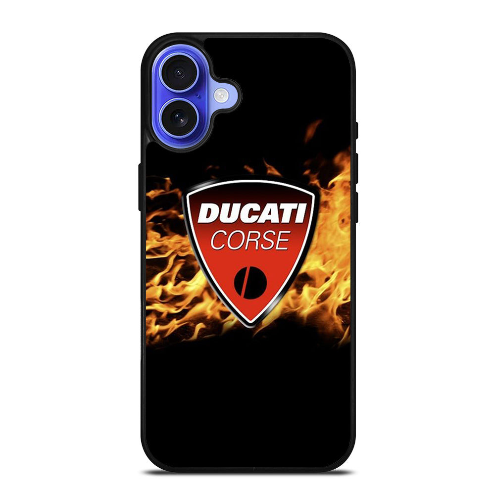DUCATI FLAME LOGO iPhone 16 Case Cover