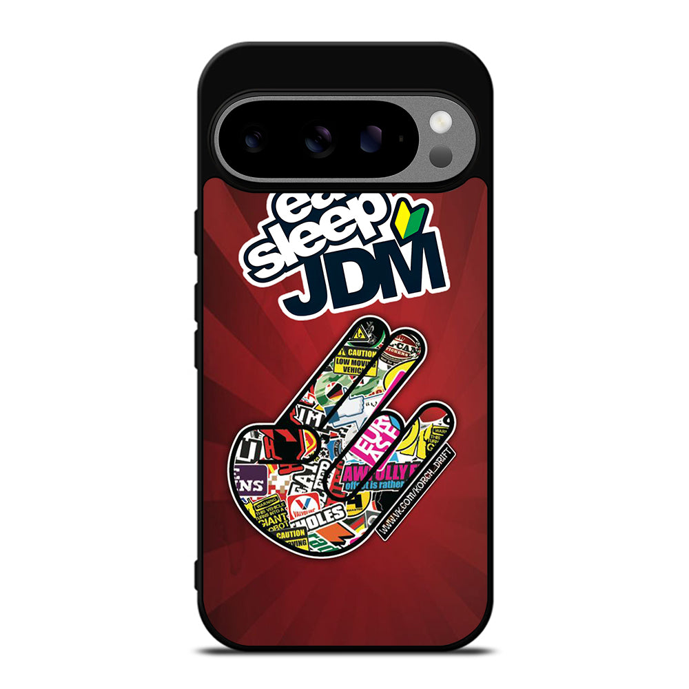 EAT SLEEP JDM LOGO Google Pixel 9 Pro XL Case Cover