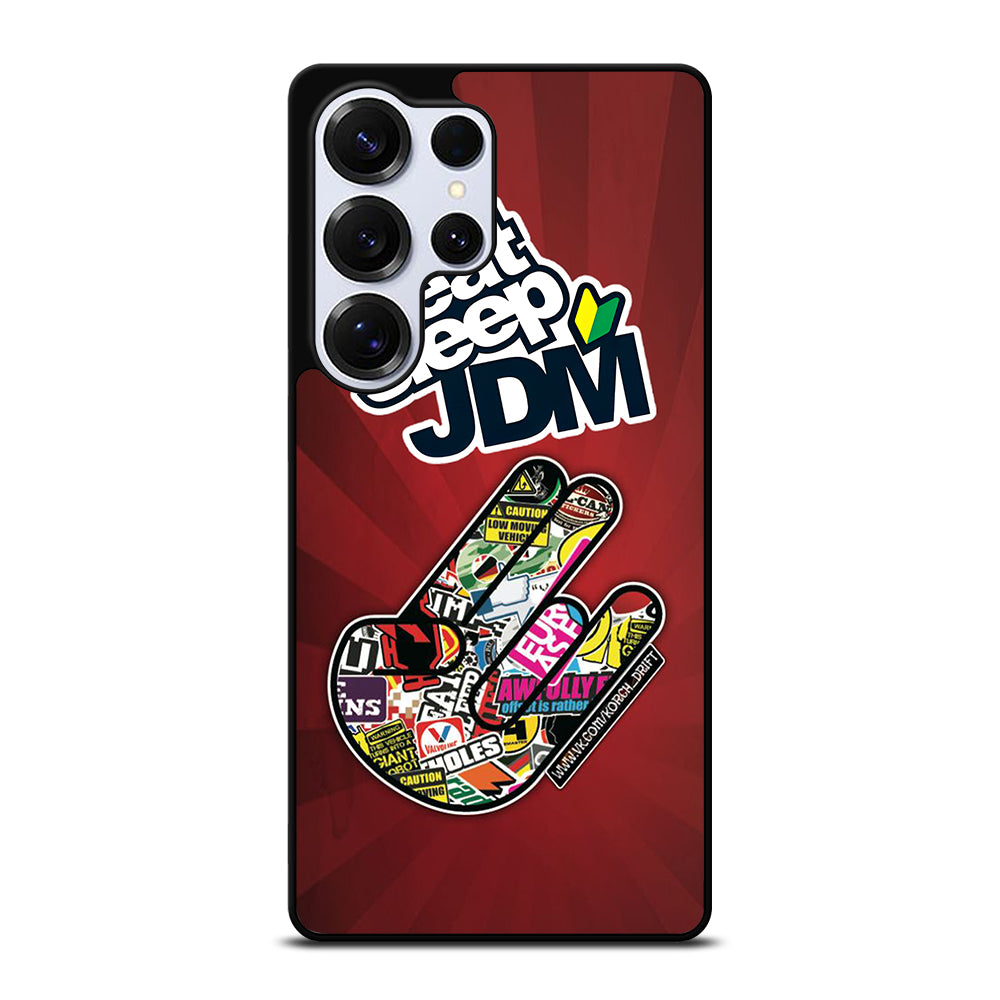 EAT SLEEP JDM LOGO Samsung Galaxy S26 Ultra Case Cover