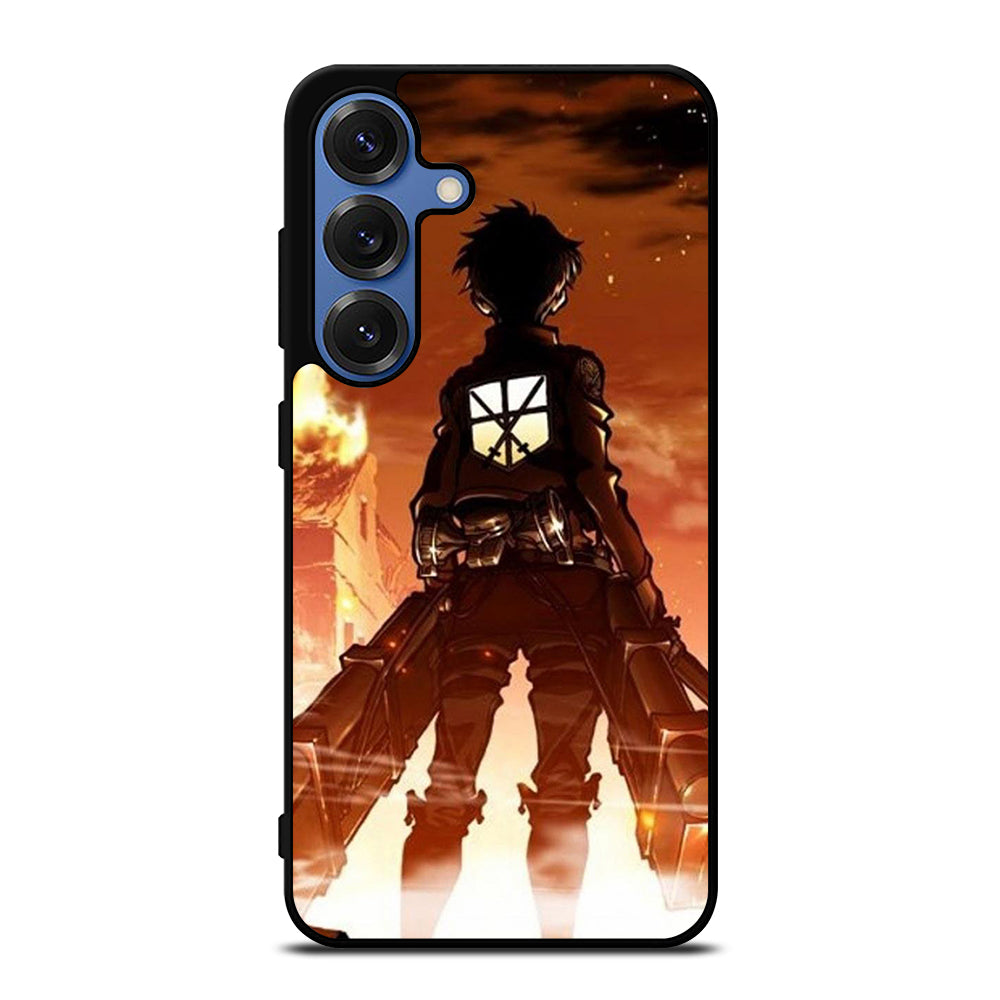 EREN YEAGER ATTACK ON TITAN ANIME SERIES Samsung Galaxy S25 Case Cover