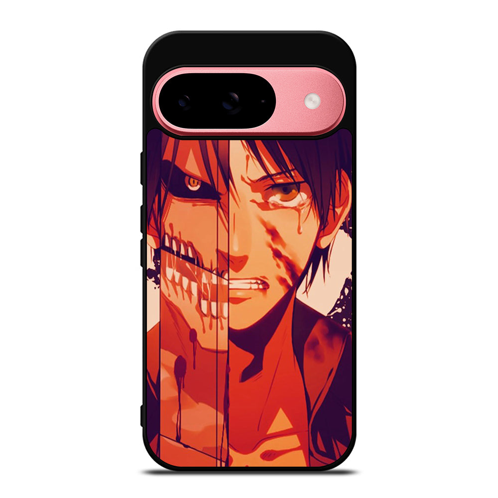 EREN YEAGER ATTACK ON TITAN FACE Google Pixel 9 Case Cover