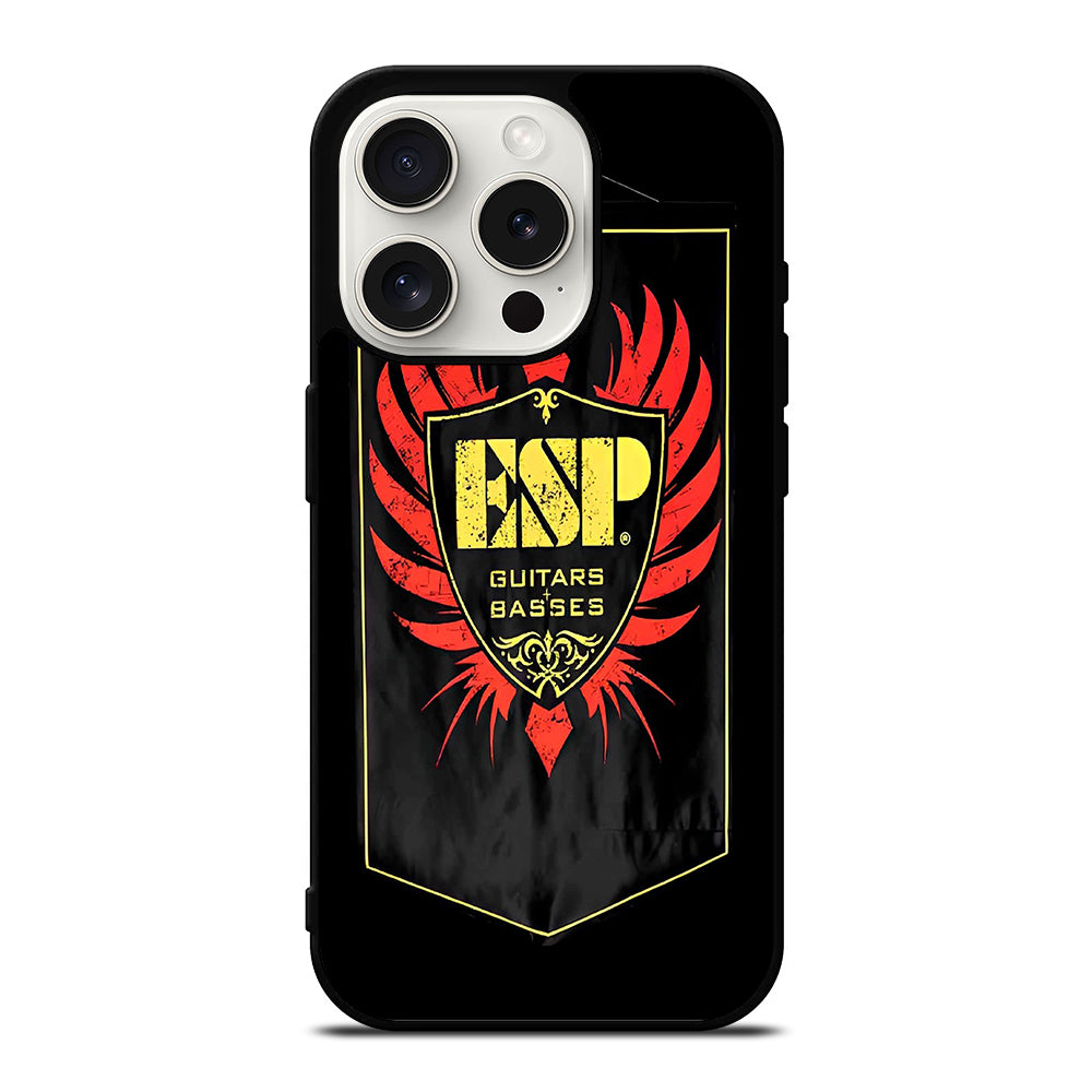 ESP GUITARS AND BASSES LOGO 3 iPhone 15 Pro Case Cover