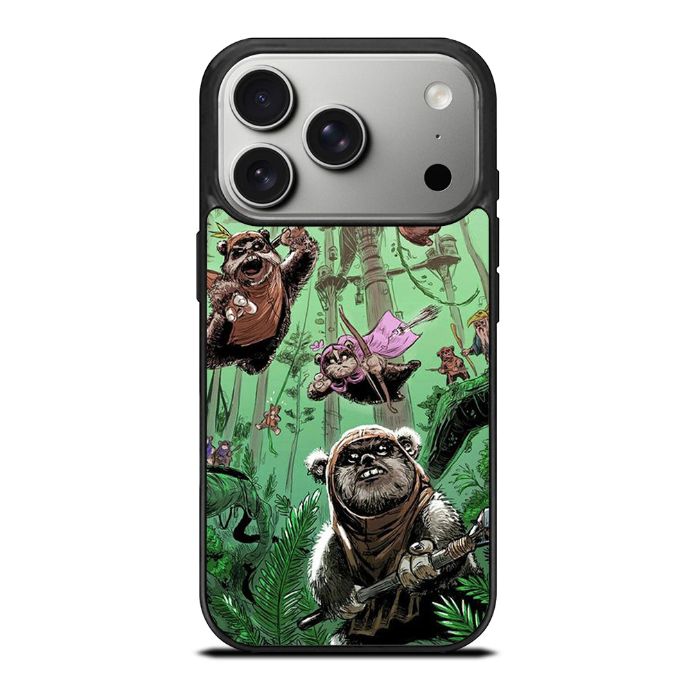 EWOK STAR WARS CARTOON iPhone 17 Pro Case Cover