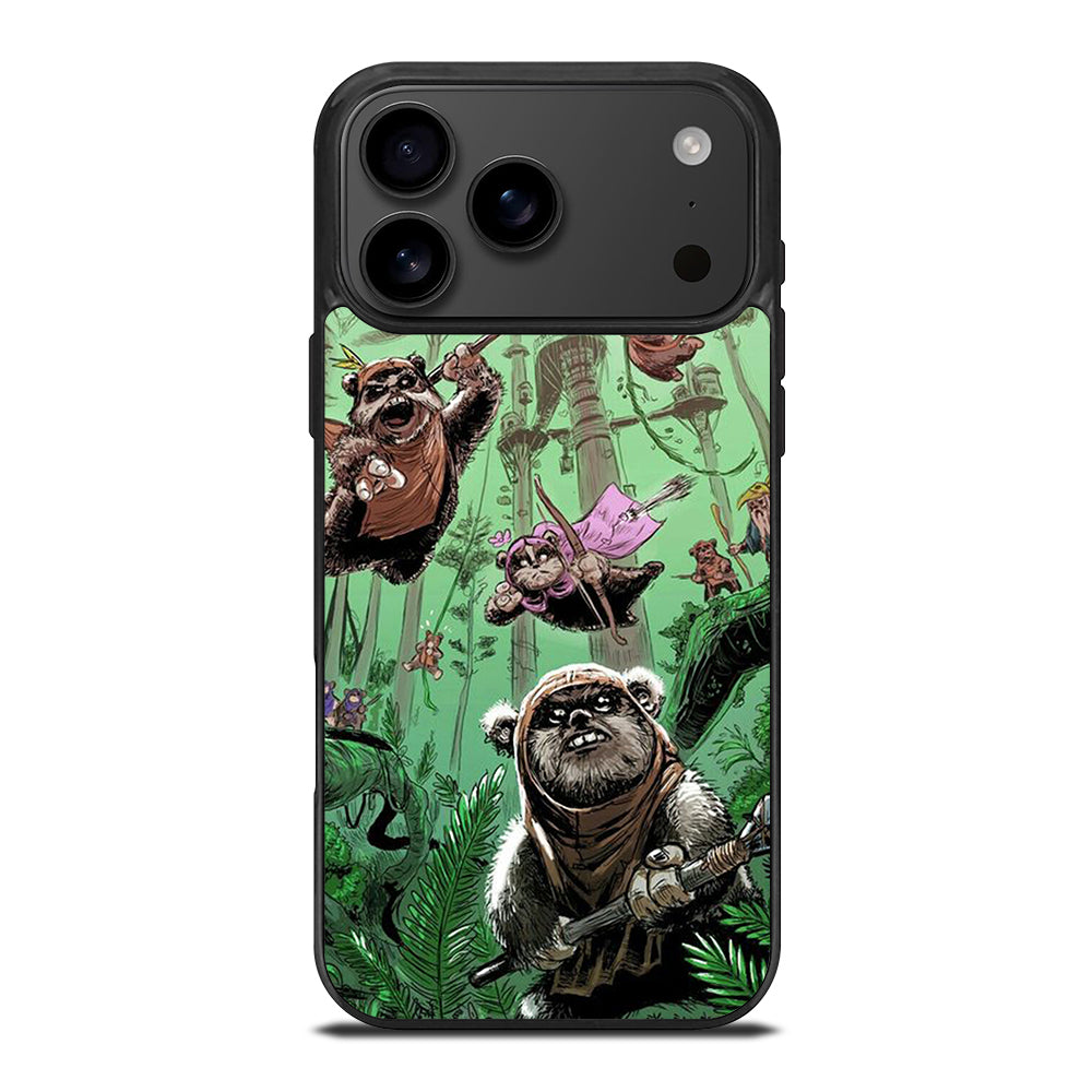 EWOK STAR WARS CARTOON iPhone 17 Pro Max Case Cover