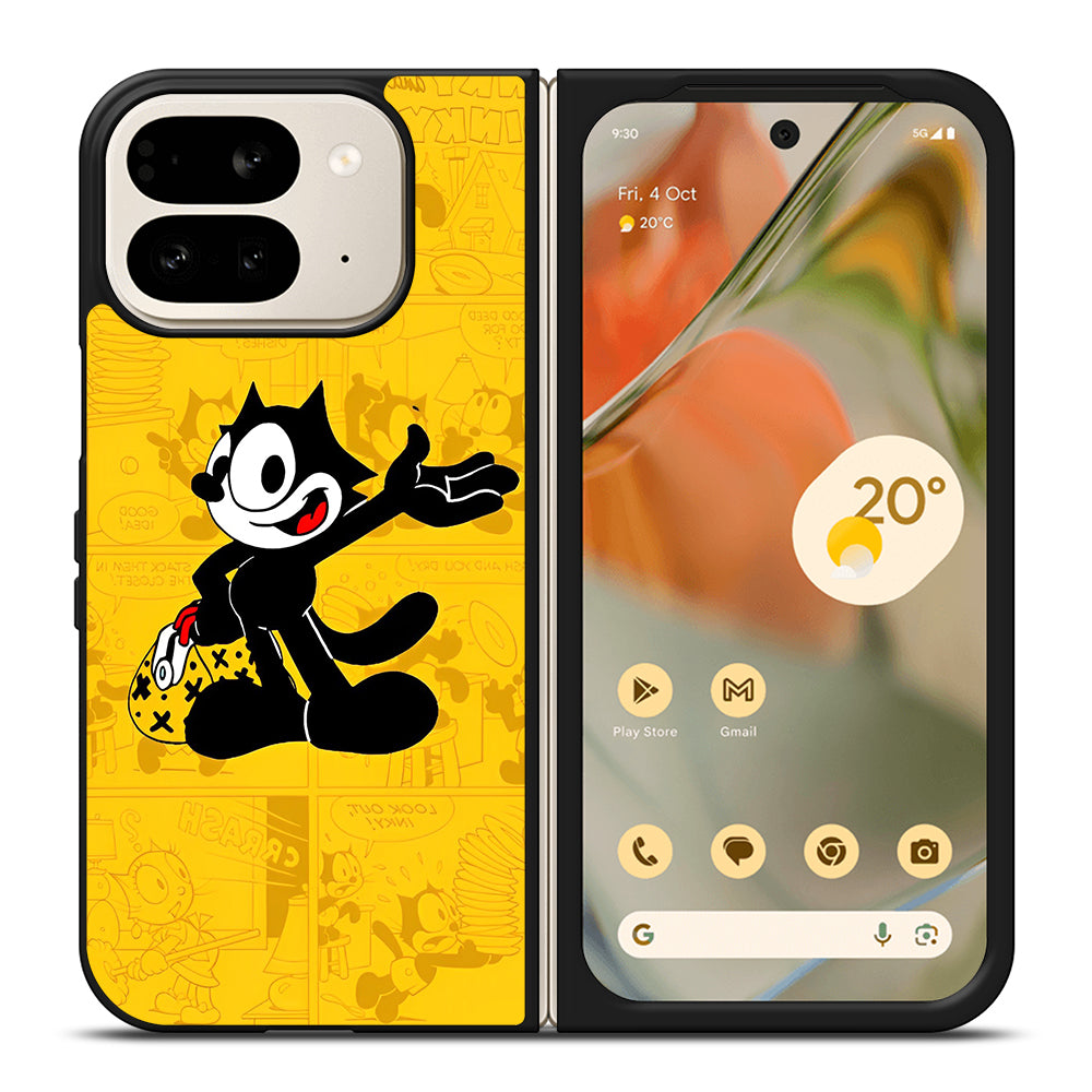 FELIX CAT COMIC Google Pixel 9 Pro Fold Case Cover