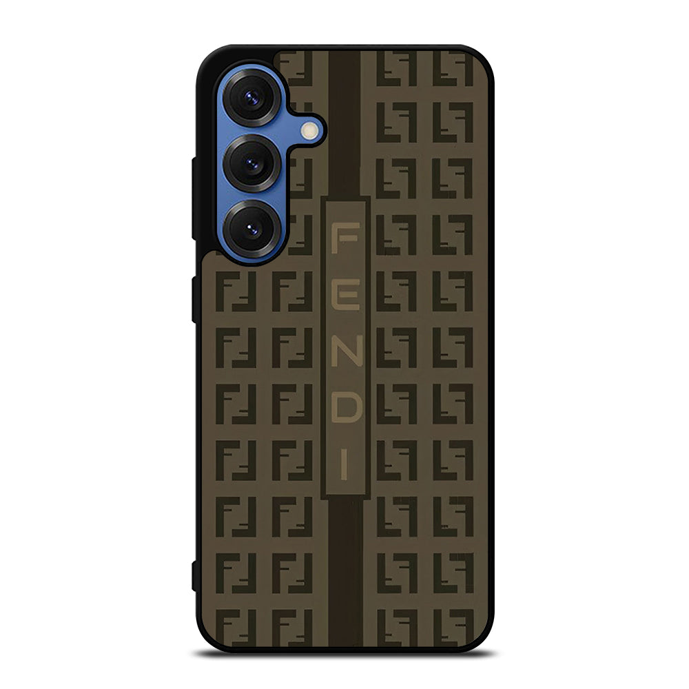 FENDI ROMA BROWN PATTERN 2 Samsung Galaxy S26 Case Cover