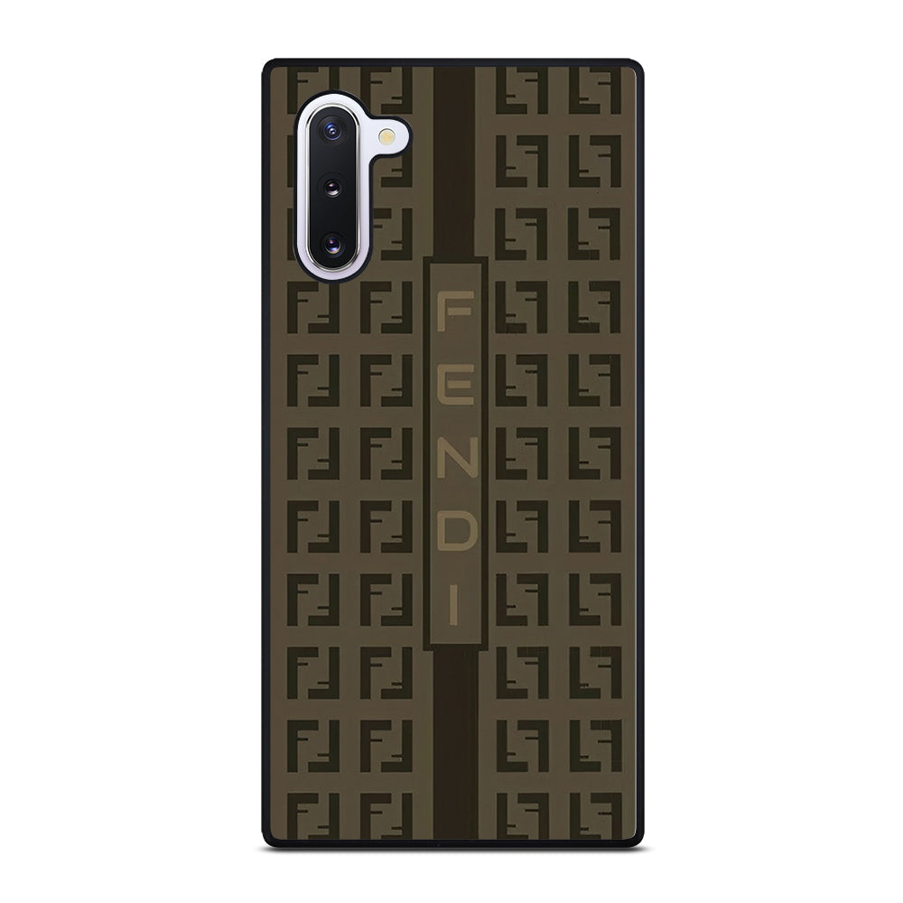 FENDI ROMA BROWN PATTERN 2 Samsung Galaxy Note 10 Case Cover